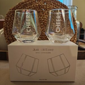Crystal Cocktail Glasses - Clear